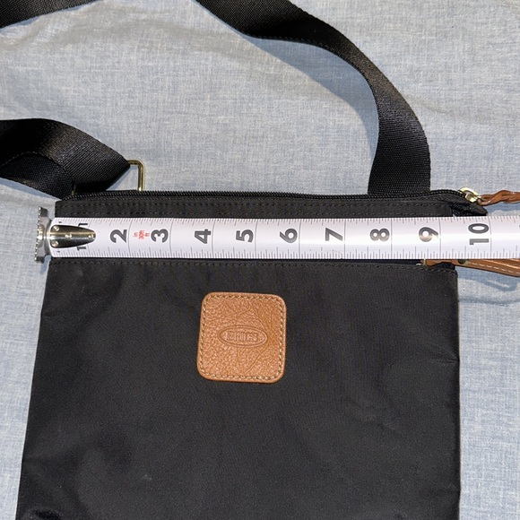 Bric's Messenger Black Nylon Crossbody Bag EUC - Picture 5 of 14